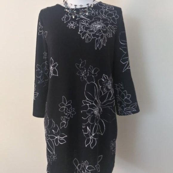 NWOT navy light sweater dress size M from M&S - Picture 1 of 7